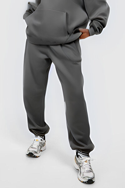 BayBayan Γυναικείο ψηλόμεσο φαρδύ, κομψό μοντέρνο μοντέλο φούτερ