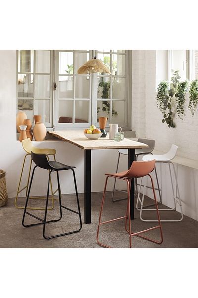 Atmosphera Otac Contemporary Design Polypropylene Classic Bar Stool 83.3x50.5x21.9cm