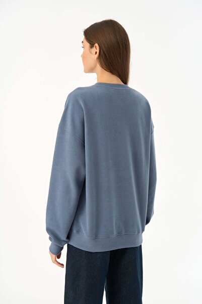 WWF Market Kutup Ayısı SuperSoft Sweatshirt - Flint Mavi