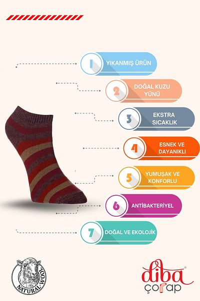 Diba Women's 6-Piece Woolen Booties with Hoops