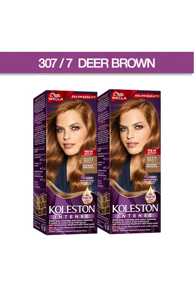 Wella Koleston Intense MAXI 307/7 - DEER BROWNPack of 2