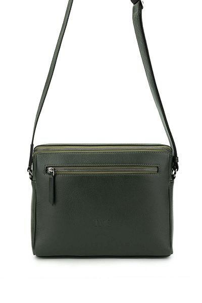 Tamer Tanca Men's Genuine Leather Green Messenger Bag
