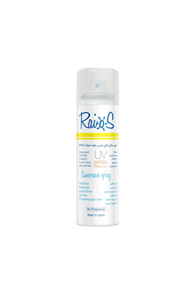 Raios Sunscreen Spray Spf50+ No Frag 70Ml