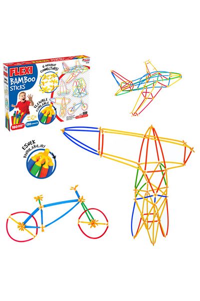 DEDE 300 Pieces Bamboo Flex Toy Sticks - 03679