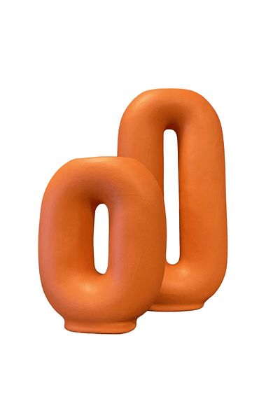 By Ari Ev Dekorasyon Vz313-1 Model Double Ceramic Vase