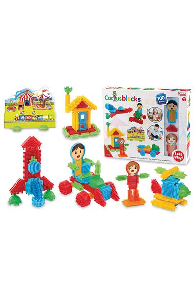 DEDE 03315 Cactus Blocks 100 Pieces