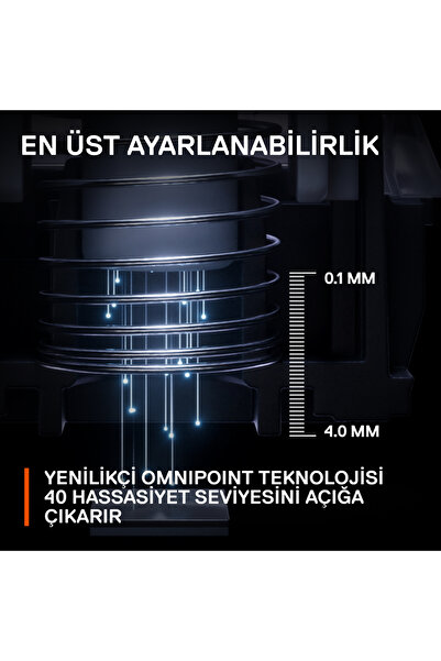 SteelSeries Apex Pro Uk Ayarlanabilir Rgb Omni Switch Mekanik Gaming Klavye
