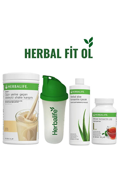 Herbalife GÜNE BAŞLA ZİNDE KAL SETİ VANİLYA SHAKE KLASİK ÇAY 100 gr.