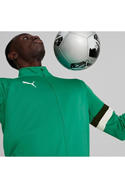 Puma Teamrise Sport Tracksuit - Green-Puma Black