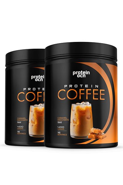 Proteinocean Protein Coffee - Caramel Macchiato 400g X 2 Pieces