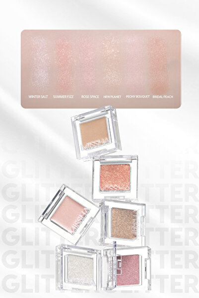 Missha Kalıcı, Topaklanma Yapmayan, Simli Tekli Krem Far Modern Shadow Glitter (306 PEONY BOUQUET)