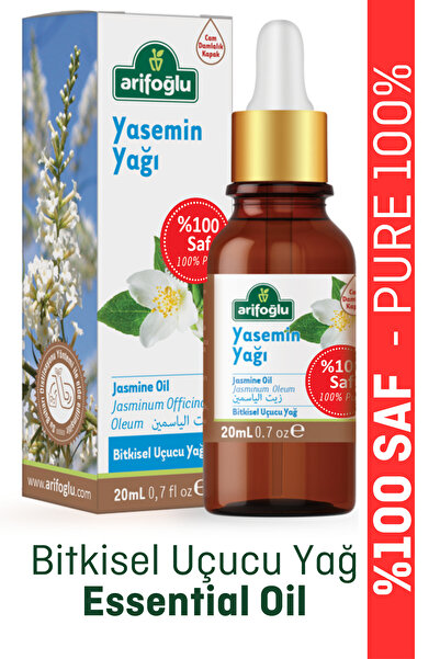 Arifoğlu Yasemin Yağı 20ml %100 Saf ve Doğal  Damlalık Kapak Mis Kokulu Yasemin Çiçeği Yağı