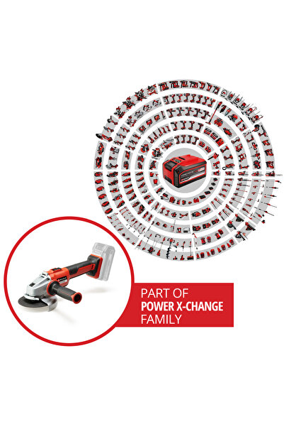 Einhell AXXIO 18/125 Q - Solo, Akülü Avuç Taşlama (Akü ve şarj cihazı dahil değildir)