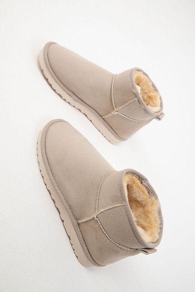 SOHO Γυναικείες Μπότες Beige Suede - 20024 Model Bootie