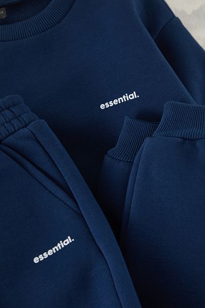 TRENDYOLKIDS Indigo Boy Knitted Mini Me tepláková souprava Tkdaw25Em00000