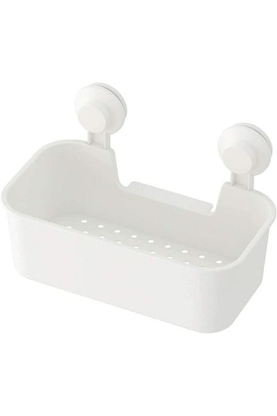 STOREMAX Svticaret Asia Tisken Basket with Suction Cups White Mhm 1053513