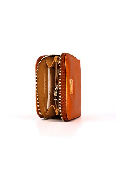 Lux Leder Genuine Leather Paper Print Wallet