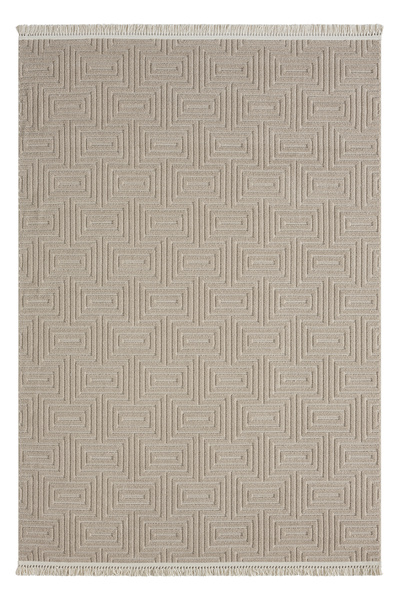 SEYRAN HALI Seyran Rubby Koleksiyonu Sisal Dekoratif Halı 1550 Vizon