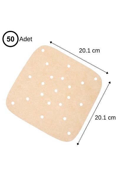 Narnuga 250Pcs Air Fryer Baking Paper Air Fryer Oil-Proof Non-Stick for Food P - Mct3800-3257