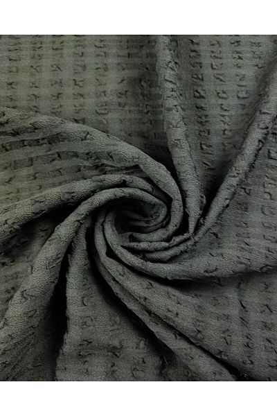 Kumaş Parça Μαύρο Σιφόν Σέραντες - 140cm x 125cm