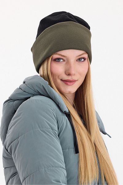 Butikgiz Hünkar Sytle, Double Color Double Layer Foldable Soft Women's Beanie