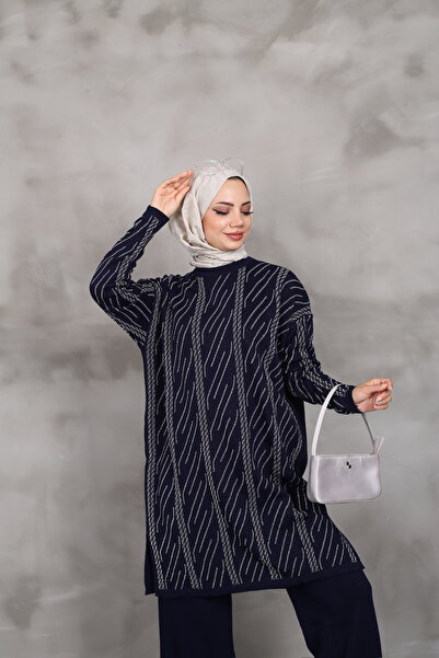 MODA Desenli Simli Трикотажна туніка