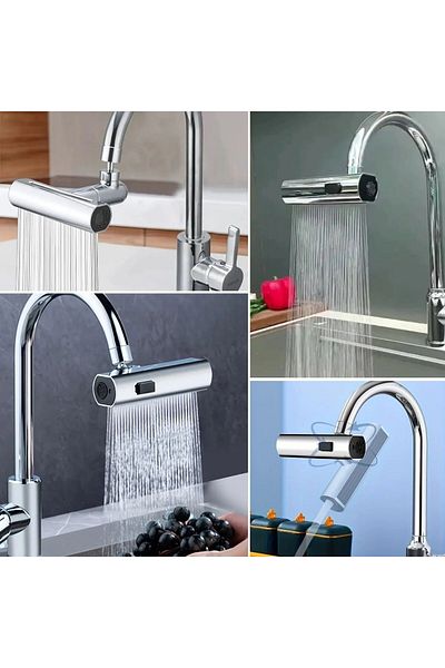 Amazex Store Multipurpose 3 Different Modes Universal Faucet to Waterfall Head Adapter (4767)