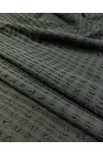 Kumaş Parça Μαύρο Σιφόν Σέραντες - 140cm x 125cm