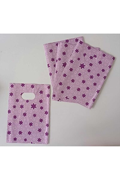 shop Purple Star Lilac Handbag Gift 12X17 cm (25Pcs)
