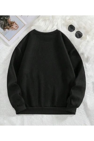 Hunors Sportswear & Company Oversize Winter Comfortable and Stylish Leopard Printed Sweatshirt