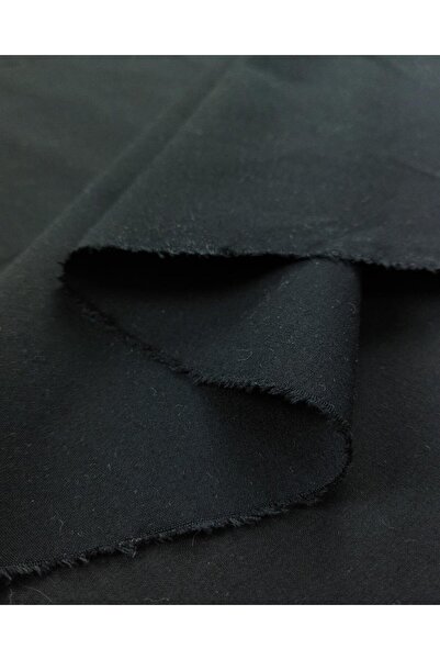 Kumaş Parça Чорна синтетична бавовна - змішане плетіння Ширина: 140