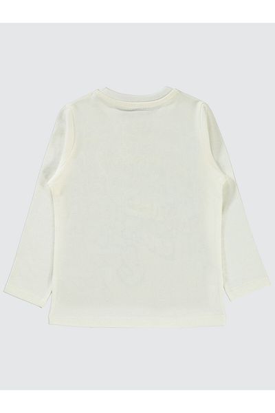 Civil Boys 2-5 Years Old Boy Ecru Sweatshirt