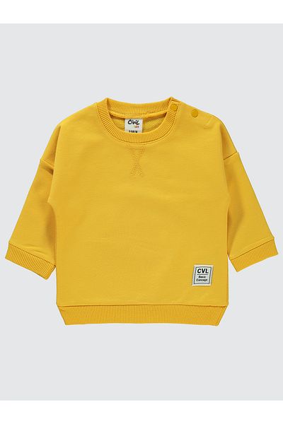 Civil Baby 6-18 Months Baby Boy Sweatshirt - Honey Yellow