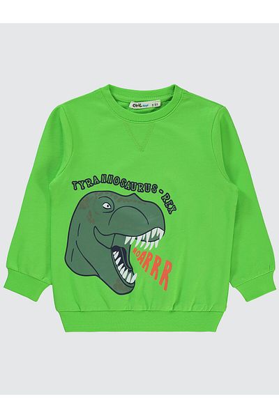 Civil Boys Boy's Sweatshirt 2-5 Years Old Lime Green