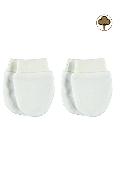 Civil Baby 0 Month Ecru Baby Organic 2-Piece Gloves