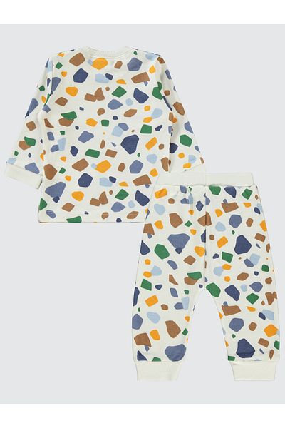 Civil Baby 6-18 Months Baby Boy Ecru Set - Without Booties