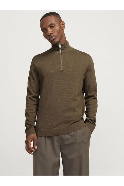 Jack & Jones Premium Strickpullover Einfarbig Strickpullover