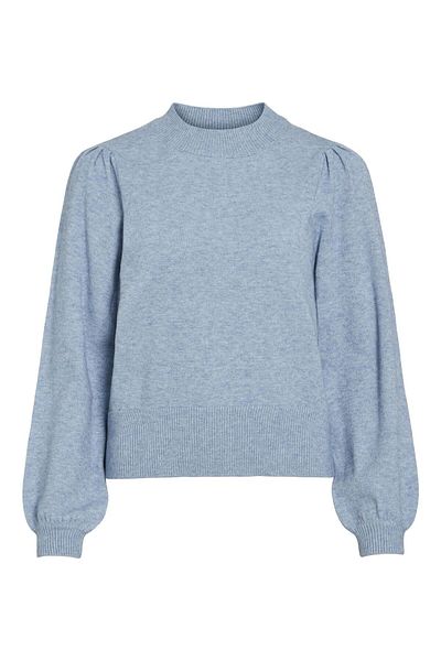 VILA Strickpullover mit hohem Kragen