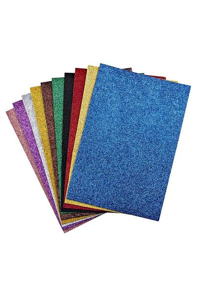 Südor Glitter Cardboard 20X30 10 Lu 250g