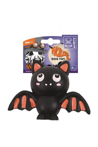 M-PETS Halloween Black Bat Dog Toy