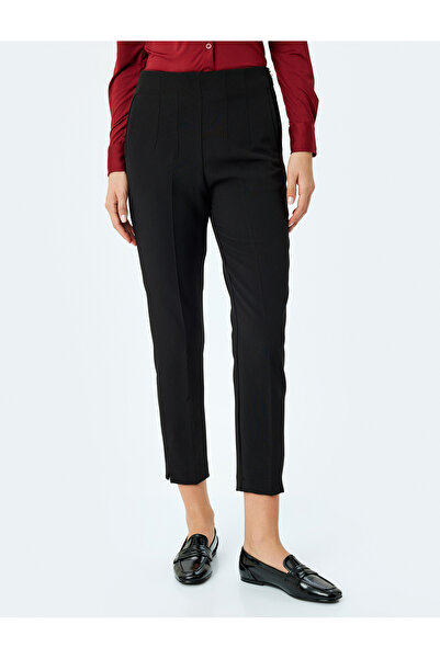 Koton Yüksek Bel Cepli Dar Kesim Cigarette Pantolon