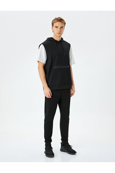 Koton Αθλητική φόρμα Jogger Blended Viscose με τσέπες με φερμουάρ