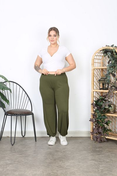 ESPİNA Plus Size Women's Baggy Trousers - Loose Fit