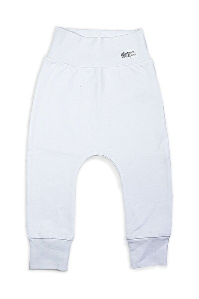 Ozmoz By Mukadder Özden Organic Flower of Life Series White Baby Pants