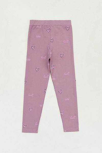 Fulla Moda Heart Printed Girl's Tights