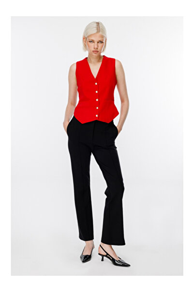 Ekol Γυναικείο μινιμαλιστικό αμάνικο γιλέκο με λαιμόκοψη σε σχήμα V - Casual & Business