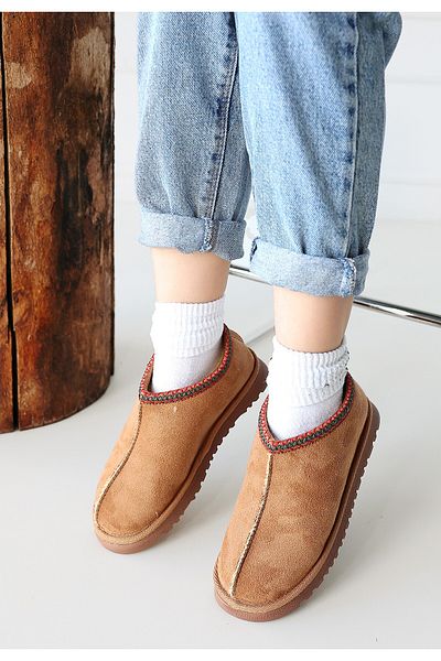 Fulu Jill Tan Suede Boots