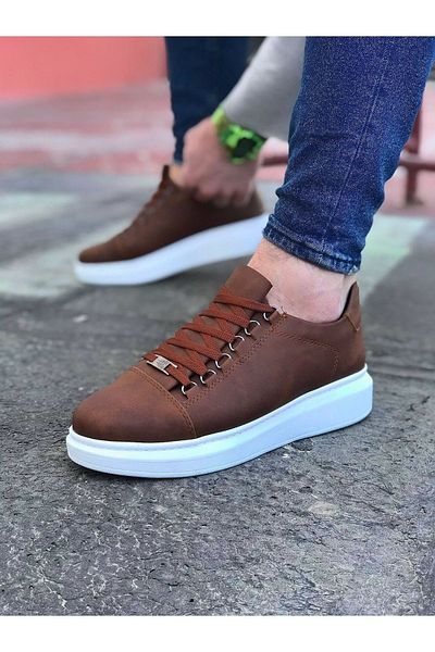 Wagoon Ανδρικά casual παπούτσια WG08 Tan Flat