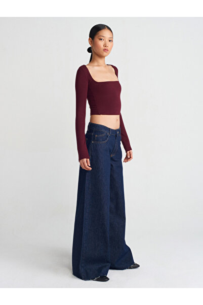 Dilvin 31507 Μακρυμάνικο Μπάλα-Κλαρέ Κόκκινο