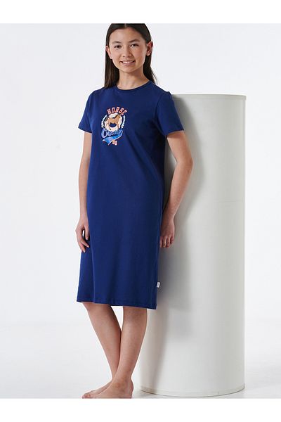 Schiesser Nachthemd Horse World Organic Cotton Nacht-hemd Schlafmode Sleepwear